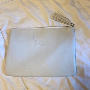 TIGI white zipper bag